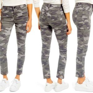 Wit & Wisdom ‘AbSolution’ Camo high waist ankle skinny pants size 12